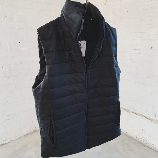 Black Sleeveless Puffer Jackets